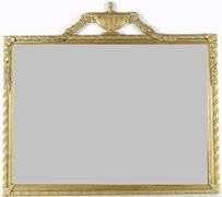 TWO ANTIQUE WALL MIRRORS