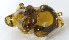 AMBER GLASS SCULPTURE