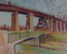 4 SCHLEUSNER OIL PAINTINGS