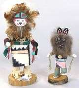 TWO KACHINA DOLLS