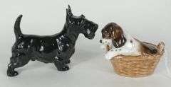 2 DOULTON DOG FIGURINES