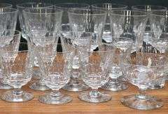 CRYSTAL DECANTERS AND GLASSES