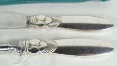 PAIR JENSEN SILVER SERVERS