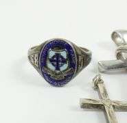 7 PIECES STERLING JEWELLERY