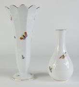 2 HEREND PORCELAIN VASES
