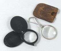 TWO ANTIQUE LOUPES