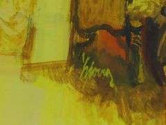 VINTAGE ILLUSTRATION PAINTING