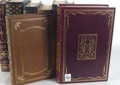 NINE FRANKLIN MINT LEATHER BOUND VOLUMES