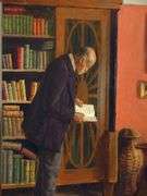 OIL ON PANEL BY LUDWIG VALENTA