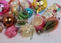 VINTAGE CHRISTMAS ORNAMENTS