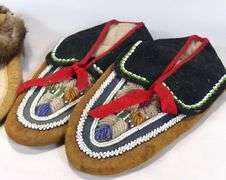 TWO PAIRS MOCCASINS