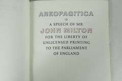 JOHN MILTON'S "AREOPAGITICA"