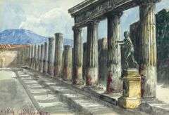 PAIR WATERCOLOURS BY MARIA CIRILLO