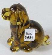 AMBER GLASS SCULPTURE