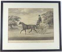 JAMES POLLARD HORSE RACING ENGRAVING