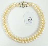 PEARL & DIAMOND NECKLACE