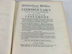 1725 BIBLIOTHECA BIBLICA
