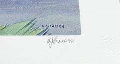 RARE LIMITED EDITION A.J. CASSON VOLUME "WATERCOLOURS"