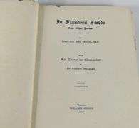 IN FLANDERS FIELDS BY JOHN MCCRAE