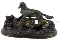 PIERRE-JULES MENE PATINATED BRONZE SCULPTURE