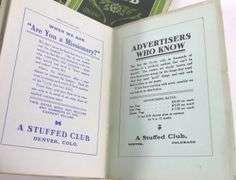 1912 HEALTH BOOKLET SET