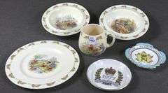 BUNNYKINS CHINA & TWO COMMEMORATIVE DISHES