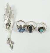 NAVAJO SCHOOL SILVER JEWELLERY