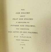 OPUSCULA "ODD VOLUME"