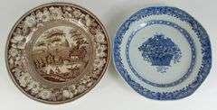 5 ANTIQUE PLATES & DISHES