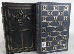TEN FRANKLIN MINT LEATHER BOUND VOLUMES