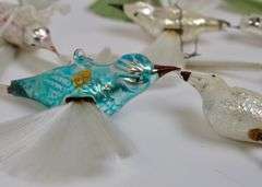 VINTAGE BIRD ORNAMENTS