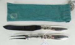 PAIR JENSEN SILVER SERVERS