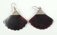 PAIR UNUSUAL SOUTH-WEST EARRINGS