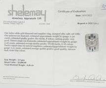 ELEGANT DIAMOND & SAPPHIRE RING