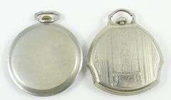 2 ART DECO OPEN FACE POCKET WATCHES