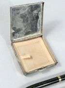 SILVER BOX & VINTAGE PENS