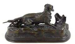 PIERRE-JULES MENE PATINATED BRONZE SCULPTURE