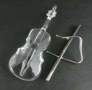 2 SWAROVSKI MUSICAL INSRUMENTS