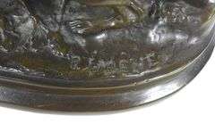 PIERRE-JULES MENE PATINATED BRONZE SCULPTURE