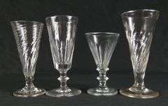 12 PIECES ANTIQUE STEMWARE