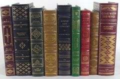 NINE FRANKLIN MINT LEATHER BOUND VOLUMES