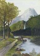 PAIR WATERCOLOURS BY W. ELLIS