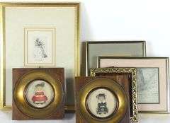 SIX MINIATURE PIECES OF ART