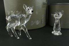 4 SWAROVSKI CRYSTAL ANIMALS