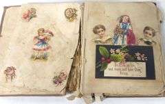 THREE ANTIQUE VOLUMES & VICTORIAN ALBUM