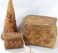 BIRCHBARK BASKETS & MOOSE CALLER