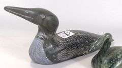 TWO SOAPSTONE CARVINGS