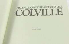 ALEX COLVILLE & KEN DANBY ART BOOKS