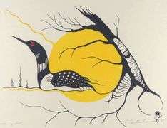 ARCHIE BEAULIEU SERIGRAPH PRINT