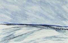 PAIR WATERCOLOURS BY LARRY KINNEAR